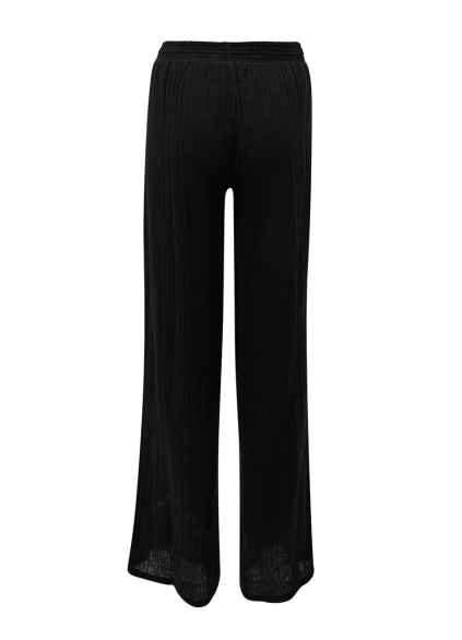 Black Breeze Wide Breeze Trousers