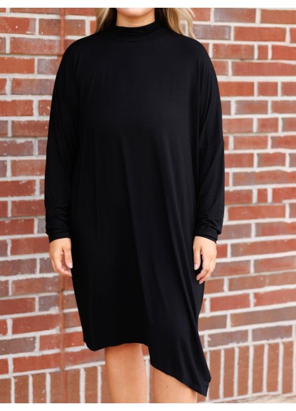 Black loose fitting dress