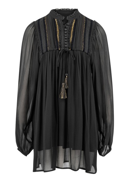 casual puff sleeve dress