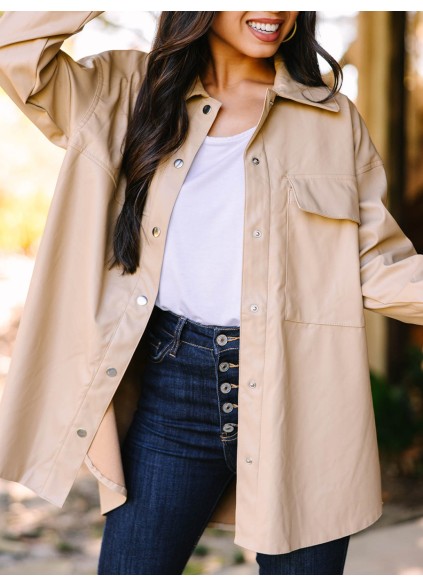Brown Shacket