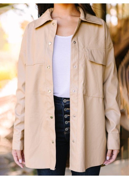 Brown Shacket