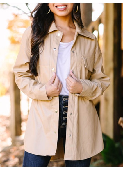 Brown Shacket