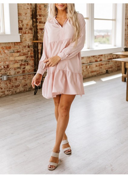 Women Casual Elegant Shirts Dress
