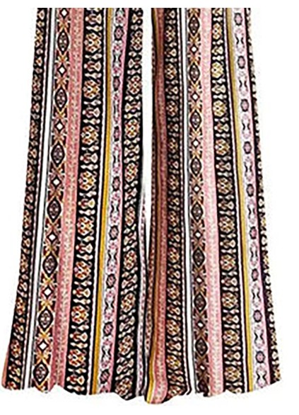 Women's elegant printed pants